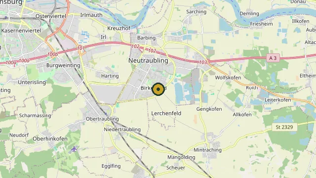 Karte von Neutraubling